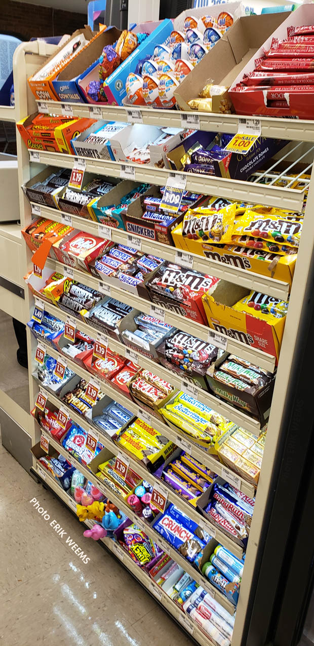 Candy in the checkout lane of the Food Lion Jan 25 2023