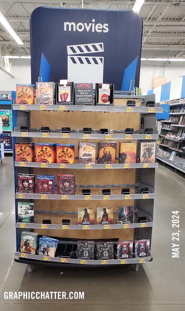 The Diminishing Movie Racks of Discount Stores