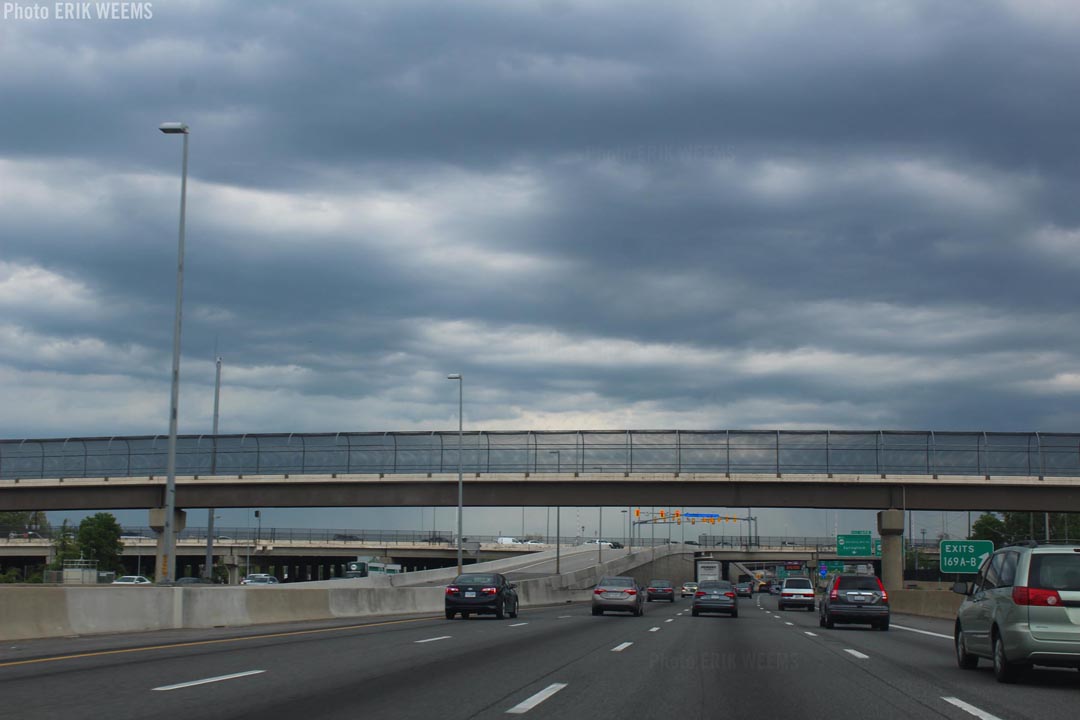 Beltway Traffic Around Washington DC at newington and Springfield