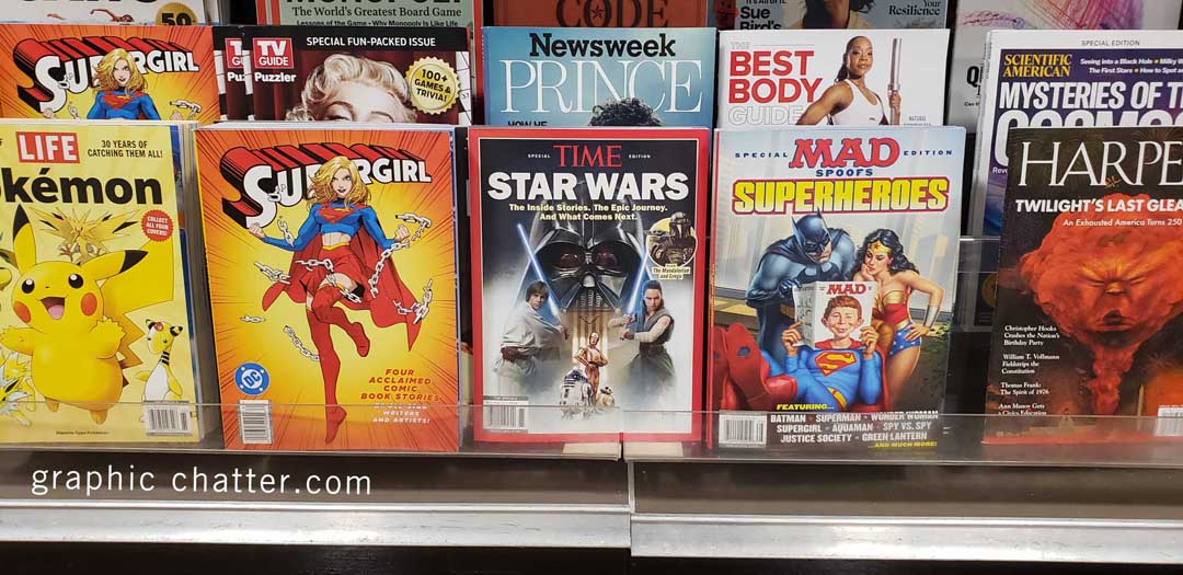 Magazines on the rack July 2026